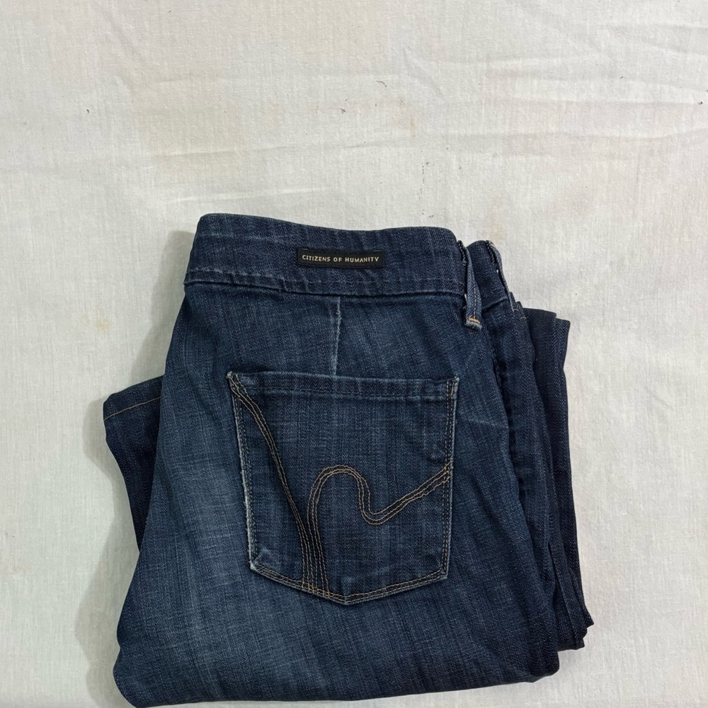 Citizens of Humanity Jeans Womens 29 Faye Stretch Low Waist Full Leg Stretch USA